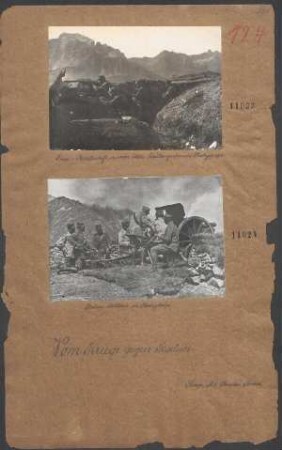 Ital. Artillerie im Hochgebirge