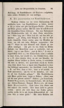 91-94, II. Die Incarnation des Nandikeschwara