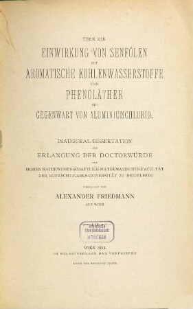 Über die Einwirkung von Senfölen auf aromatische Kohlenwasserstoffe und Phenoläther bei Gegenwart von Aluminiumchlorid