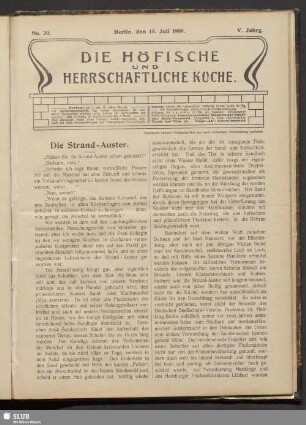 Nr. 20, 15. Juli 1909