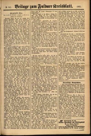 Zweite Ausgabe vom Donnerstag, den 28. November 1895.