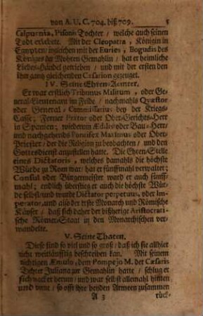Der Römisch- Orientalisch- Teutschen Käyser merckwürdiges Leben und Thaten : von Julio Caesare, an bis auf ietzige Käyserl. Majest. Carolum VI.