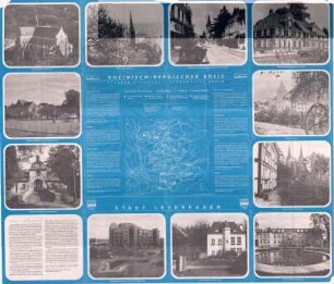 Kreiskarte Nr. 47 Rheinisch-Bergischer Kreis Stadt Leverkusen Regierungsbezirk Köln