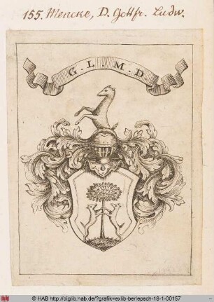 Wappen des Gottfried Ludwig Mencke