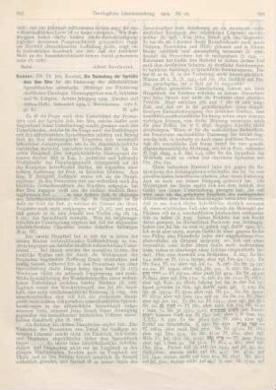 675-677 [Rezension] Gasser, Johannes Konrad, Die Bedeutung der Sprüche Jesu Ben Sira