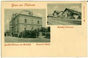 Niederaund Gasthof a. Bahnhof,Bahnhof