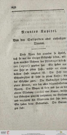 Neuntes Kapitel