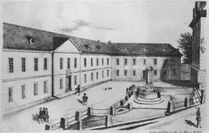 Ansicht des Seminargebäudes am Plan 1/2 im ehemaligen Barfüßerkloster