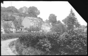 Kamenz. Herrental mit Schlossberg-Rest.
