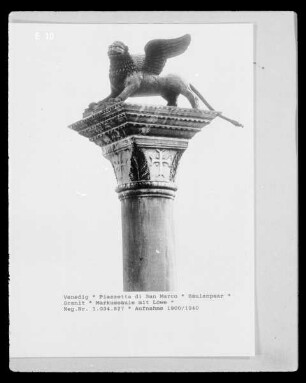 Säulenmonumente — Säule des Markuslöwen — Markuslöwe