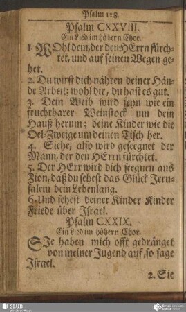 Psalm CXXVIII