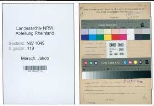 Entnazifizierung Jakob Mersch , geb. 04.06.1902 (Geschaeftsfuehrer)