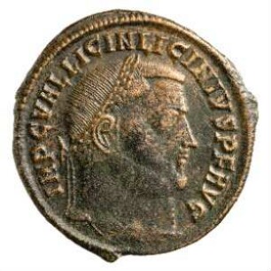 Münze, Follis, 313 - 317 n. Chr.