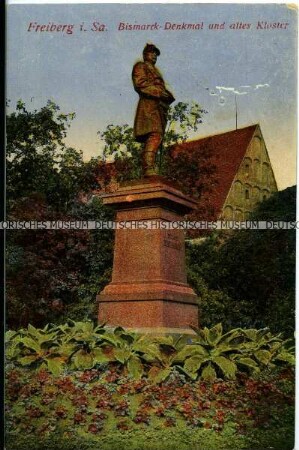 Das Bismarckdenkmal im sächsischen Freiberg
