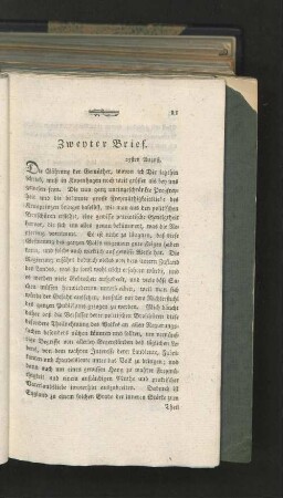 Zweyter Brief.
