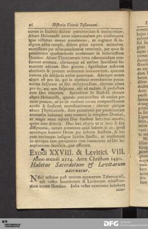 Liber Exodi. & Levitici.