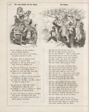 "Der arme Copist und sein Spatz" "Die Brücke"