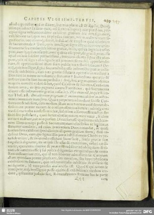 [Examen Censurae Capitis Vigesimi-Tertii]