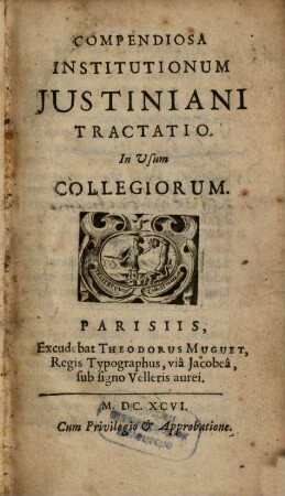 Compendiosa Institutionum Iustiniani tractatio