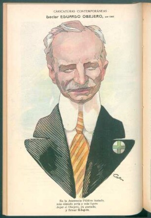 Doctor Eduardo Obejero : Caricaturas contemporáneas
