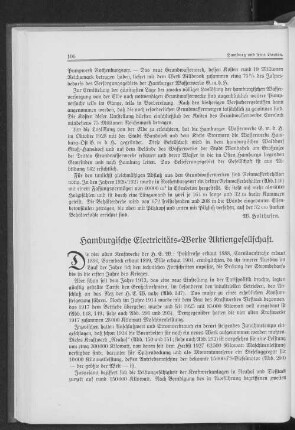 Hamburgische Electricitäts-Werke Aktiengesellschaft.