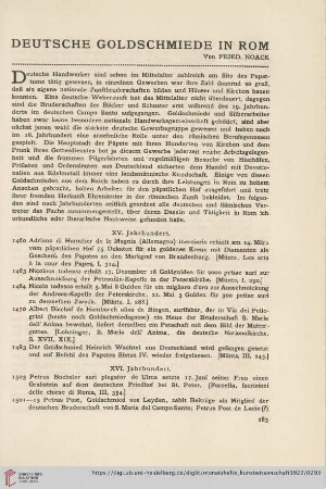 15: Deutsche Goldschmiede in Rom