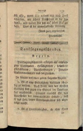 Danksagungsschreiben.