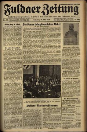 Ausgabe vom Samstag, den 25. Mai 1935.