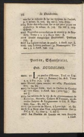 Poeten, Schauspieler.