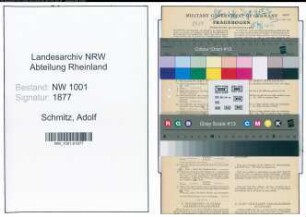Entnazifizierung Adolf Schmitz, geb. 24.04.1915 (Kaufm.-Angest.)