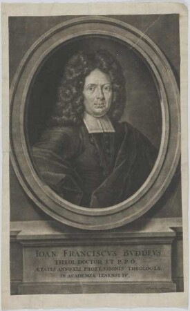 Bildnis des Ioan. Franciscus Buddeus