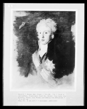 Don Luis von Borbón, Fürst von Parma und König von Etrurien