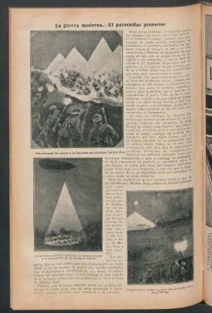 La guerra moderna : El paracaídas proyector