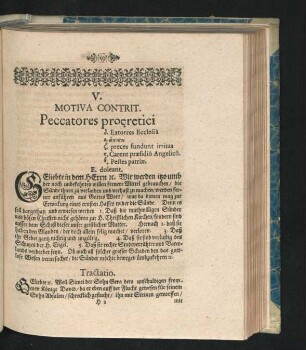 V. Motiva Concrit. Peccatores proeretici ...