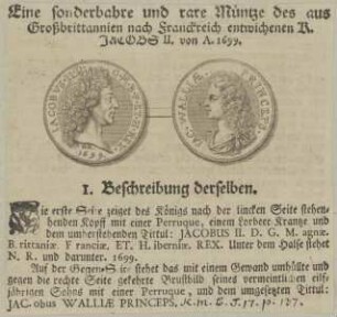 Bildnis des Jacob II.Bildnis des James Edward Stuart