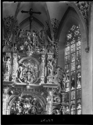 Überlingen Münster Sankt Nikolaus Hochaltar von Josef Zürn (um 1613/1619) Oberer Teil