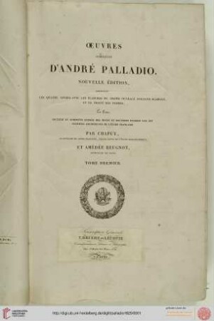 Oeuvres complètes d'André Palladio