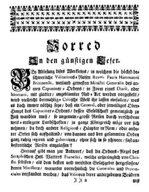 Vorred An den günstigen Leser