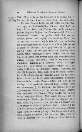 Gesteigertes Lesebedürfnis. Hamburger Literaten.