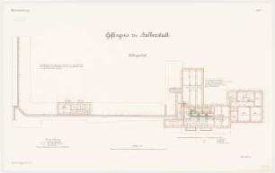 Landgericht und , Halberstadt Gefängnis: Grundriss Keller 1:100
