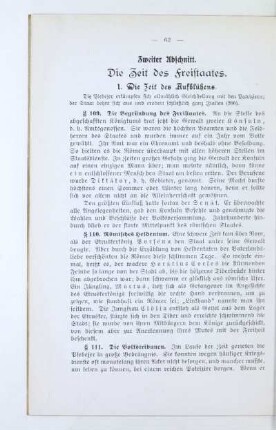 Zweiter Abschnitt. Die Zeit des Freistaates