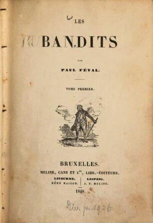 Les bandits : Par Paul Féval. 1