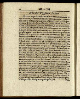 Articulus Vigesimus Primus. - Articulus Trigesimus.
