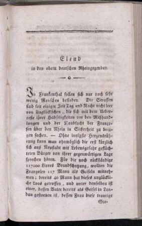 Elend in den obern deutschen Rheingegenden