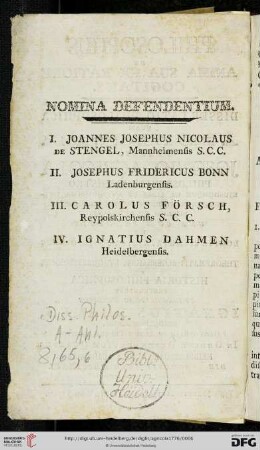 Nomina defendentium