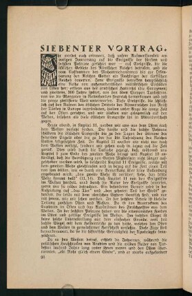 90-102, Siebenter Vortrag