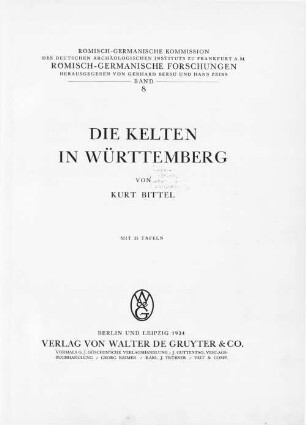 Die Kelten in Württemberg