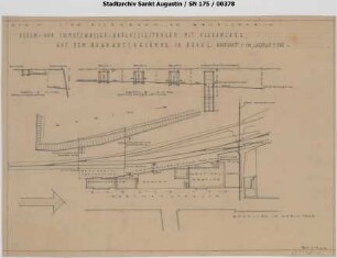 Beuel, Bahnhof, Regen- und Schmutzwasser-Abflussleitungen mit Kläranlage