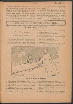 Páginas de literatura francesa : Un empleado perfecto