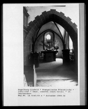 Evangelische Pfarrkirche — Chor